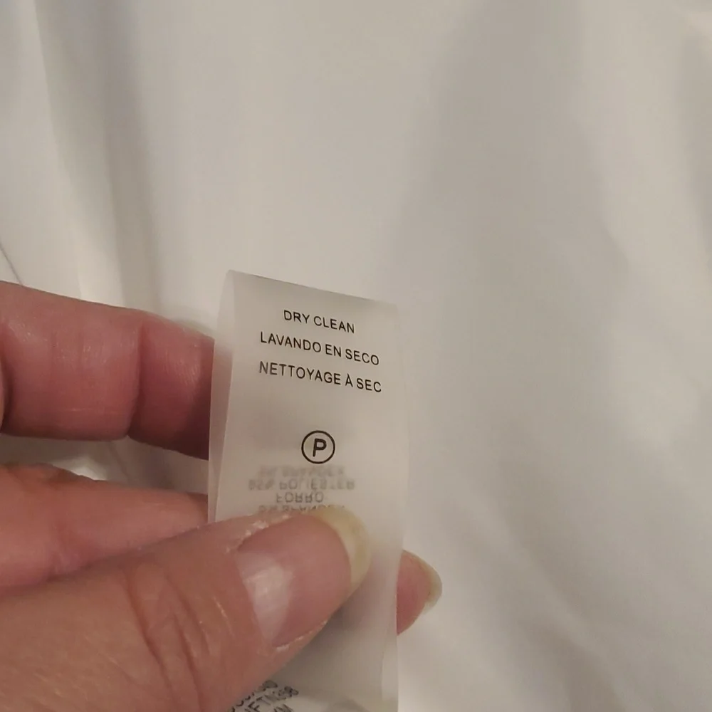 Tommy Hilfiger Ivory Textured Blazer SZ 8 - Picture 10 of 13